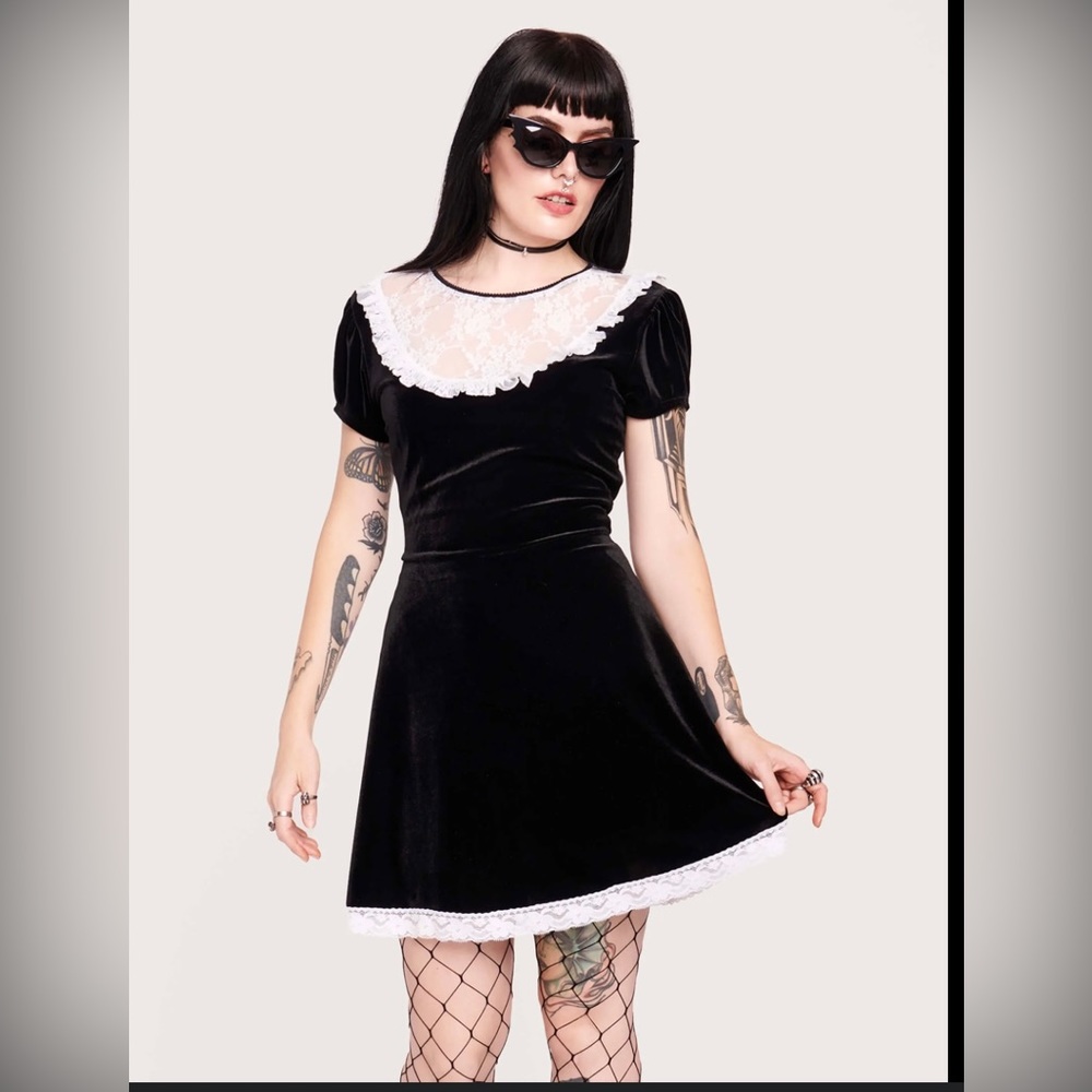 Sale! Midnight hour witchy velvet dress sz XS,S,M,L,XL
